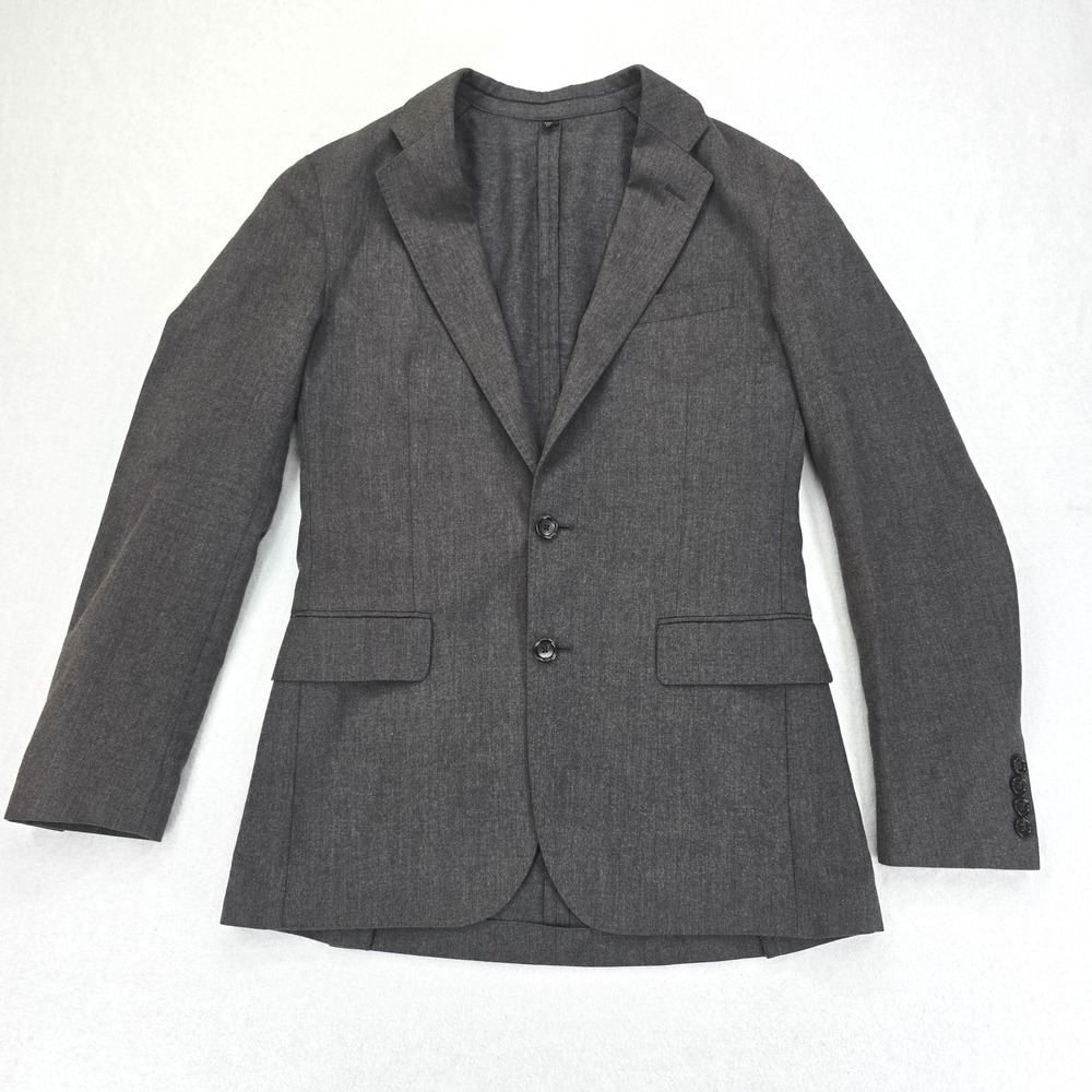 J.Crew Ludlow Suit Mens 36R Gray Slim Moon Cloth Blazer Pants Unlined 2 Button - Picture 2 of 16
